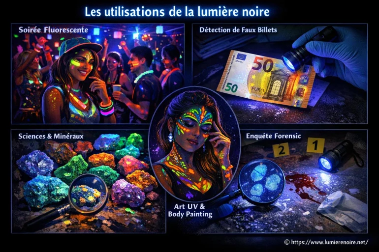 Quand utiliser la lumière noire ?