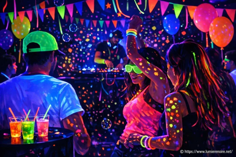 Lumière noire : comment réussir une soirée fluo inoubliable
