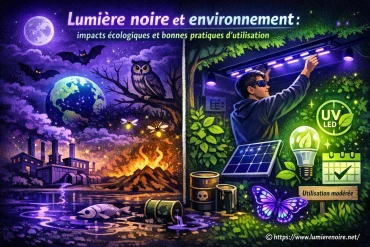 Lumière noire et environnement : quels impacts écologiques et bonnes pratiques d'utilisation ?