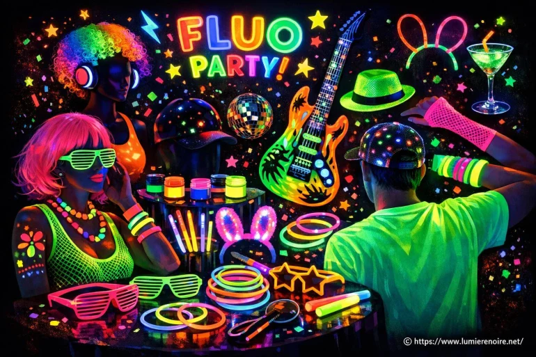 Déguisement pour soirée fluo : idées originales et accessoires indispensables
