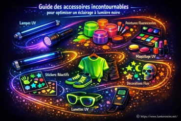 Accessoires incontournables pour optimiser un éclairage à lumière noire