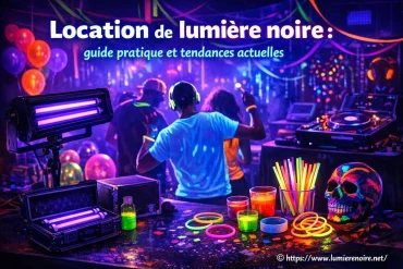 Location de lumière noire : guide pratique pour réussir vos événements