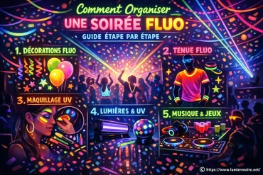 Comment organiser une soirée fluo réussie ?