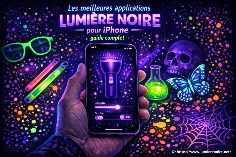Les meilleures applications lumière noire pour iPhone : guide complet et conseils pratiques