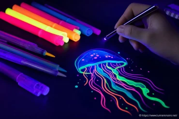 Feutre fluorescent dans le noir : que choisir pour écrire ou dessiner sous UV ?
