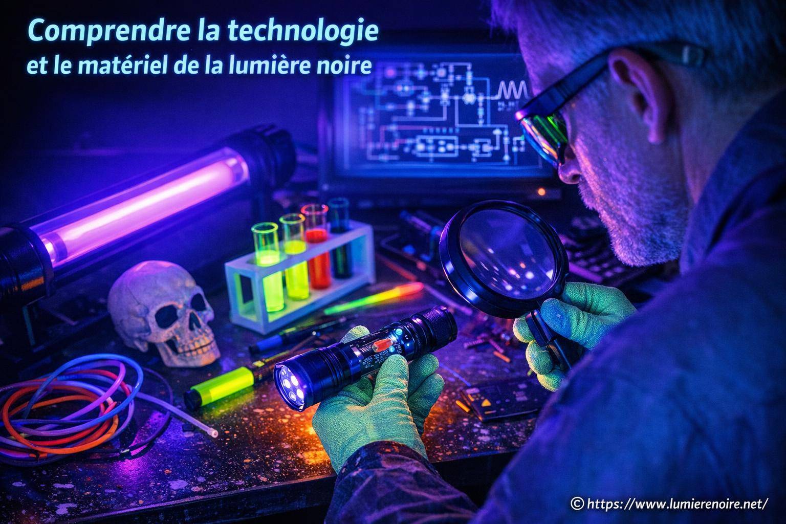 Comprendre la technologie et le matériel de la lumière noire
