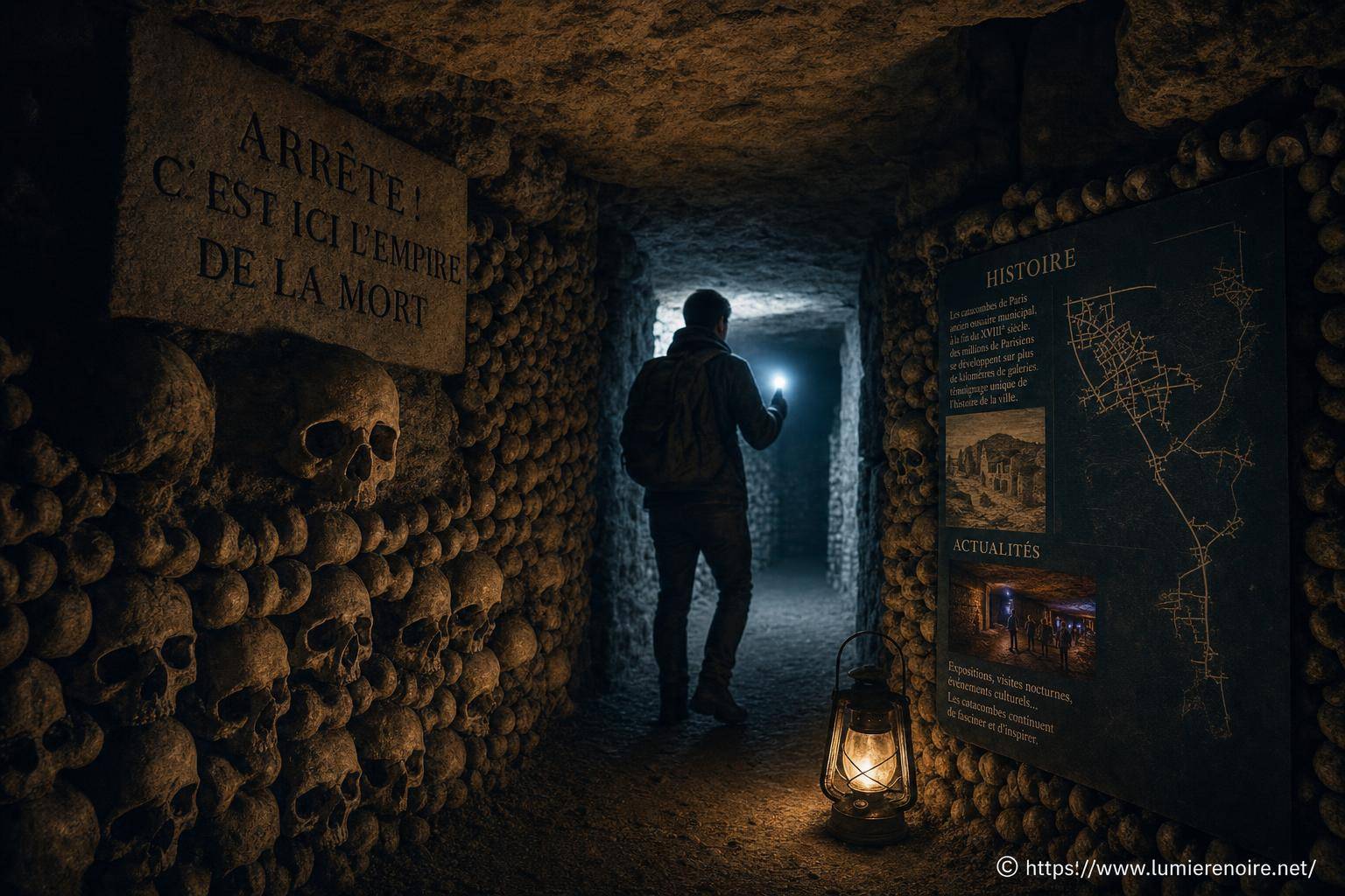 Exploration des catacombes de la lumière noire : histoire, mystères et innovations