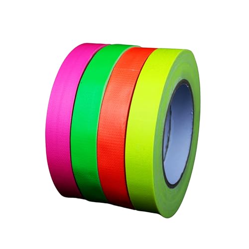 UV FLOOR - Pack Adhésif Fluo - Gaffer Qualité Premium - Acce