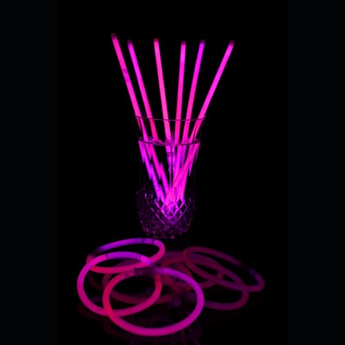 UV FLOOR - Lot De 100 Bracelets Fluo Lumineux + 100 Connecte