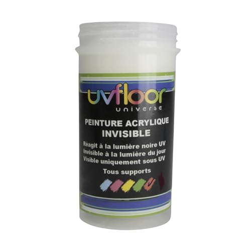 UV FLOOR - Peinture UV Invisible Orange Fluo - Spéciale Lumi