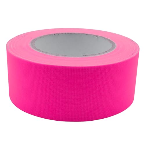 UV FLOOR - Gaffer Adhésif Rose Fluo 50mm X 25M - Gaffer Qual