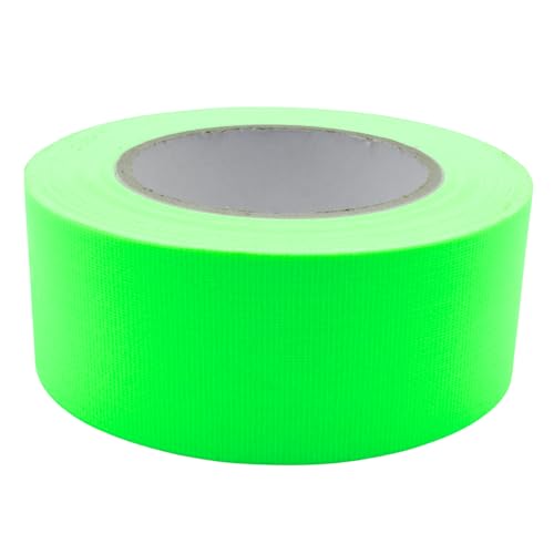 UV FLOOR - Gaffer Adhésif Vert Fluo 50mm X 25M - Gaffer Qual
