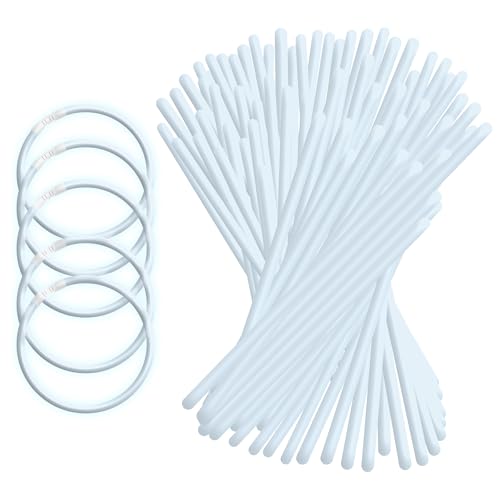 UV FLOOR - Lot De 100 Bracelets Fluo Lumineux + 100 Connecte