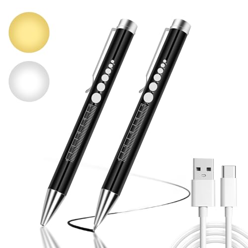 Flintronic Stylo Infirmiere, Rechargeable LED Stylo Lumière 