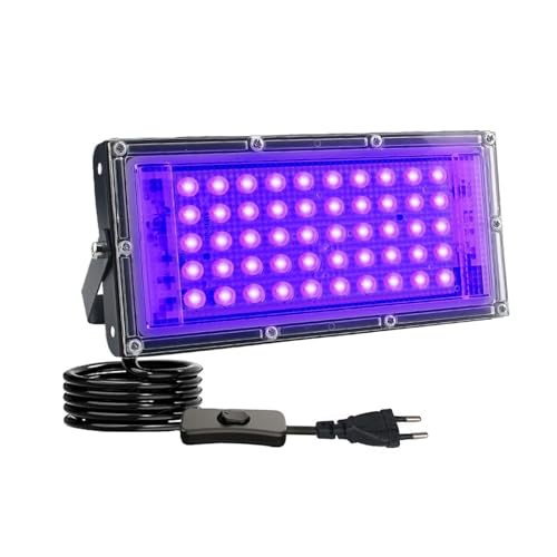 Eleganted 50W Lumière Noire, Lumière noire Projecteur UV LED