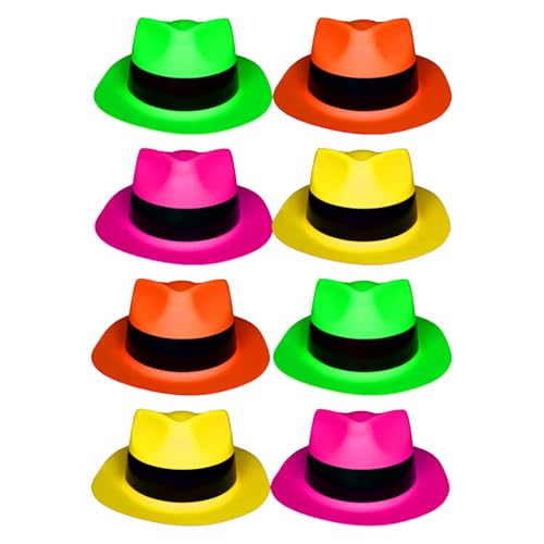 UV Floor - Lot De 12 Chapeaux Fluorescents S-M - Spéciale Lu