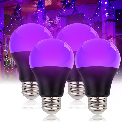 LIAISIMI 10W UV ampoule de lumière noire avec éclairage viol