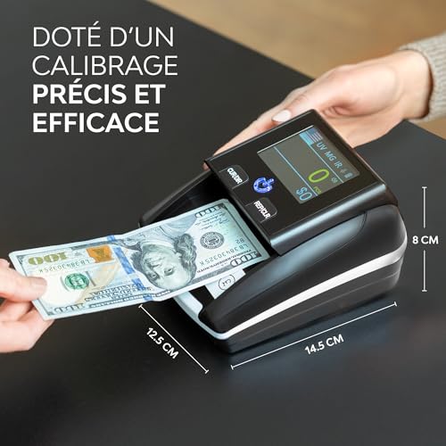 Detecteur Faux Billet - Détecteur UV/MG/IR pour Faux Billets