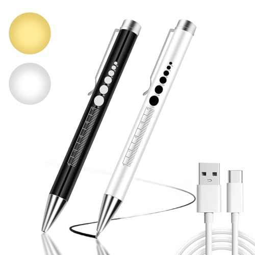 Flintronic Stylo Infirmiere, Rechargeable LED Stylo Lumière 