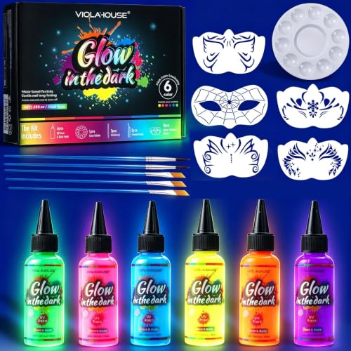 VIOLA HOUSE Kit De Maquillage Phosphorescent Sous LumièRe No
