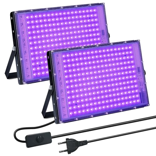 BOSYTRO Projecteur Lumière Noire 150W, LED Lumières Noires É