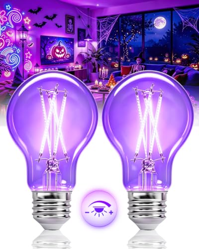 Lamptobe Ampoule Lumiere Noire E27 Variable 6W, UVA 385-400n