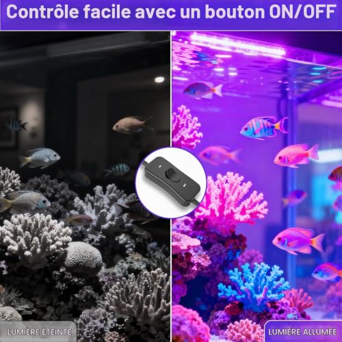 CREATESTAR 45W LED Lumiere Noire, Barres de Lumière Noire 38