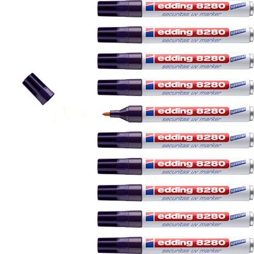 edding 8280 securitas marqueur UV - incolore - 10 stylos - p