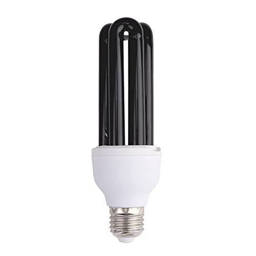 Ampoule Lumiere Noire E27 40W, UVA 365NM, CFL Lampe de Ultra
