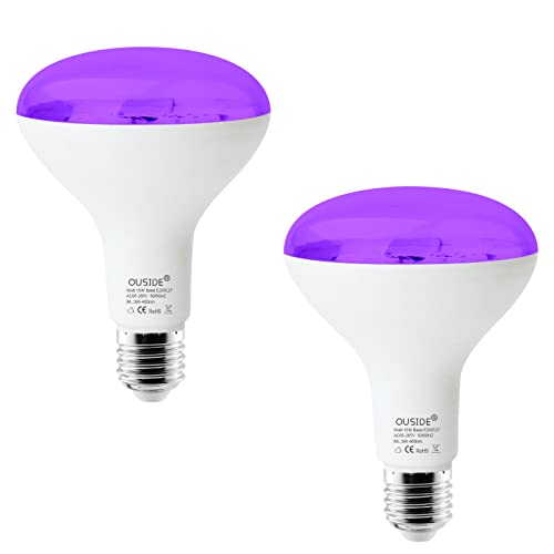 Ampoule UV E27,OUSIDE 15W LED Lumiere Noire Ampoules,85-256V