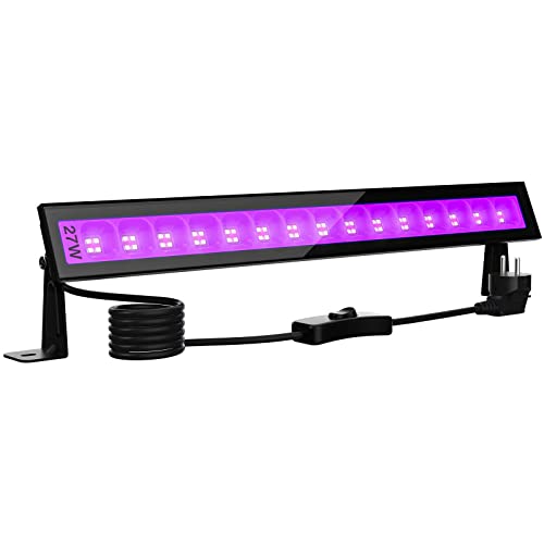 Onforu 24W UV LED Barre, Tube Lumière Noire, 36 LEDs UV-A Vi