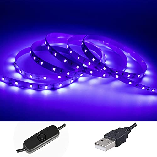 BAOMING UV Light LED Strip 3M USB Powered Black Light DC5V 1
