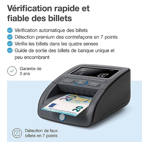 Safescan 155-S - Détecteur automatique de faux billets qui v